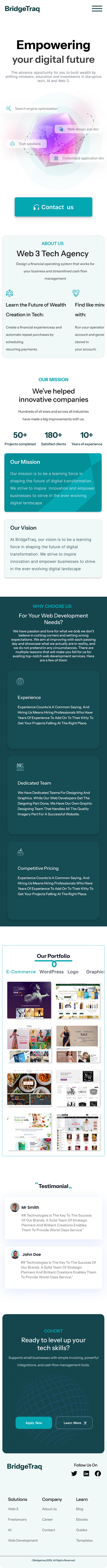 Landing Page ui