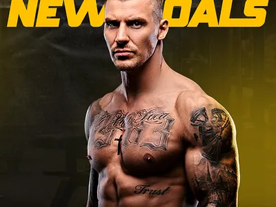 Gym Poster Design adobe adobephotshop branding design ditnessposter fitness fitnessposter graphic design gym gymposter photoshop posterdesign