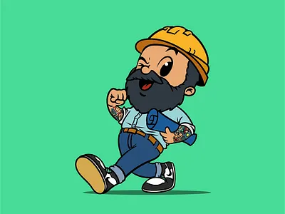 Architect Character Design architect character design illustration mexican t shirt