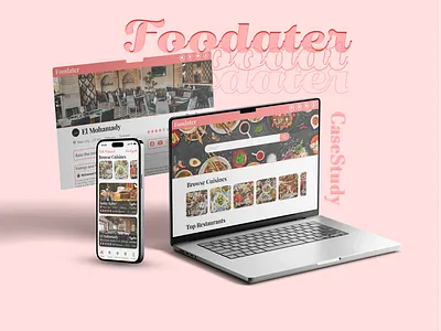 Food Reviewing Cross-platform UX case study app design app kit casestudy design food illustration inspiration learning platform review ui uius user experience user interface ux website design