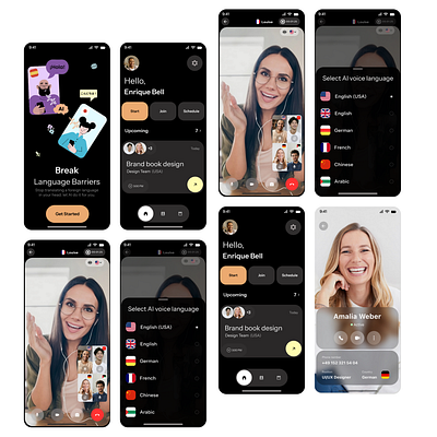 Mobile app ui
