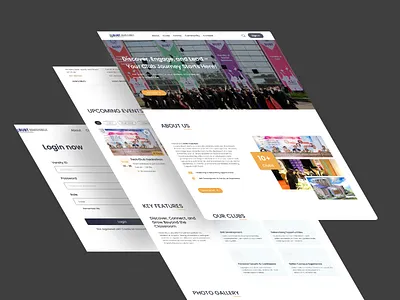 University Club Voting dashboard design election landing page ui university ux