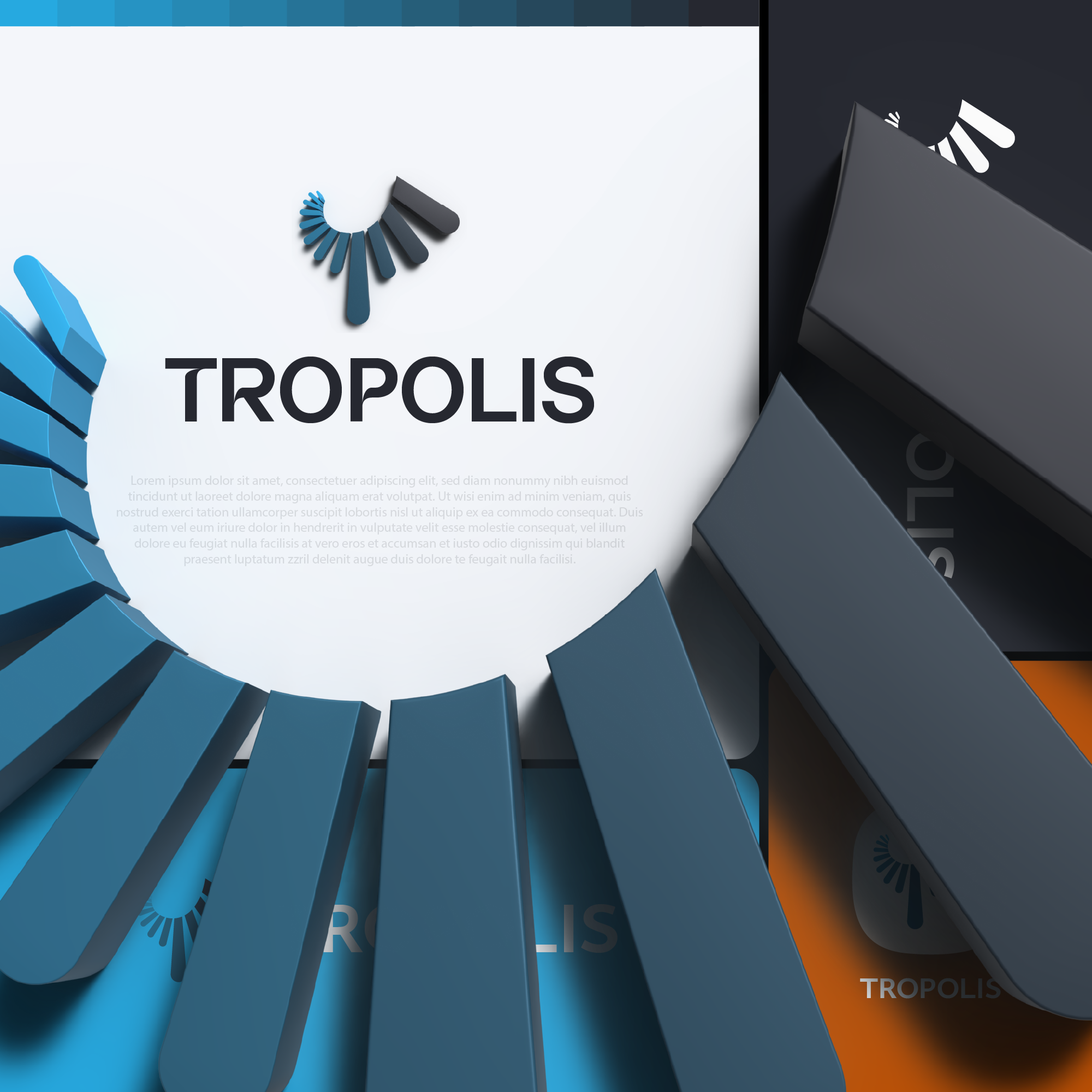 Tropolis | Consulting Logo 3d design 3d t 3d t logo communication logo consult logo consulting consulting logo minimal consulting logo minimal t modern consulting logo modern t modern t logo t logo tropolis