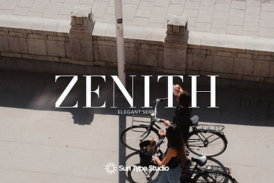 Zenith - Elegant Serif aura classic elegant font graphic design logo logotype modern moon sans sans serif serif shadow studio sun type type design typeface typography zenith