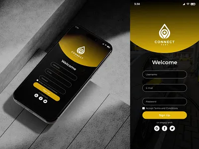 Signup page UI design 3d animation branding graphic design logo motion graphics ui