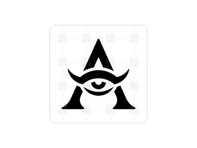 Eye A Letter Logo ( Logo Forsale ) branding design eye eye logo icon illuminati illusion illustration logo logo design logodesign minimal minimalist logo