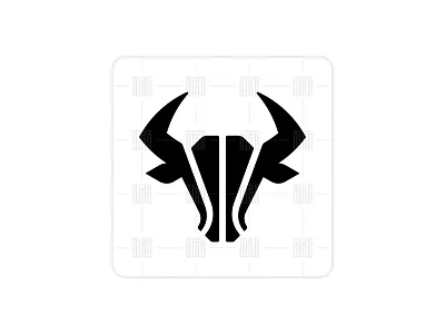 Elegant Abstract Bull Head Logo ( Logo Forsale ) animal animal logo bull bull logo design icon logo logo design logodesign matador minimal minimalist logo technology logo torro