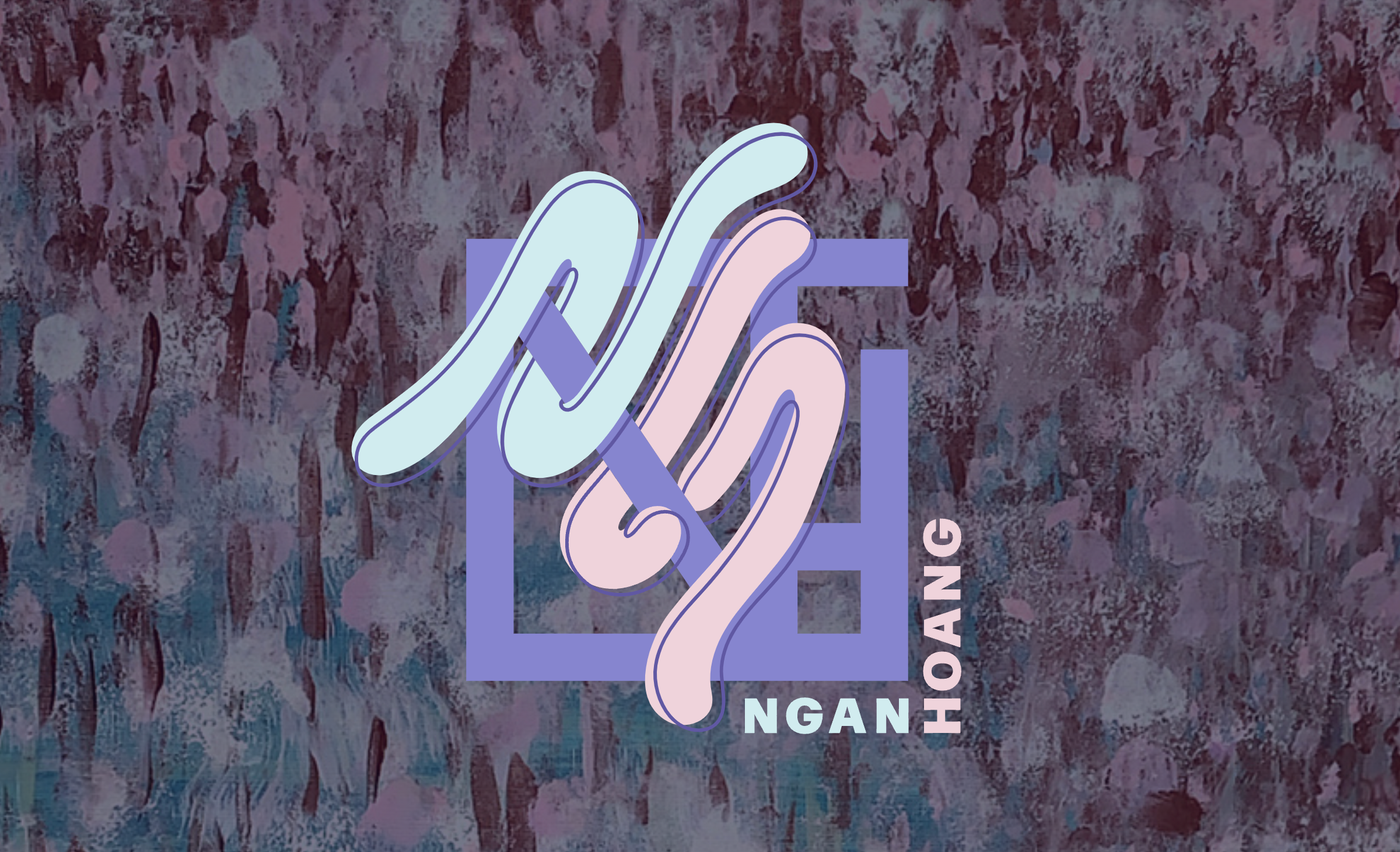 Ngan Hoang / Ngansequitur Artist Logo artist brand identity branding design graphic design logo