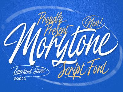 Morytone - Script Font
