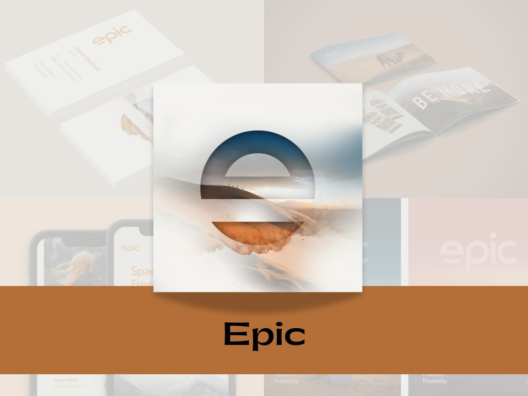 Epic - Brand Design animation branding design graphic design illustration logo motion graphics photoshop poster design ui