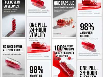 Bloodline RX Instagram Story Ad ads design ai design ai generated branding design ecommerce graphic design illustration instagram ads logo minimal social media ads social media design ui ux webdesign