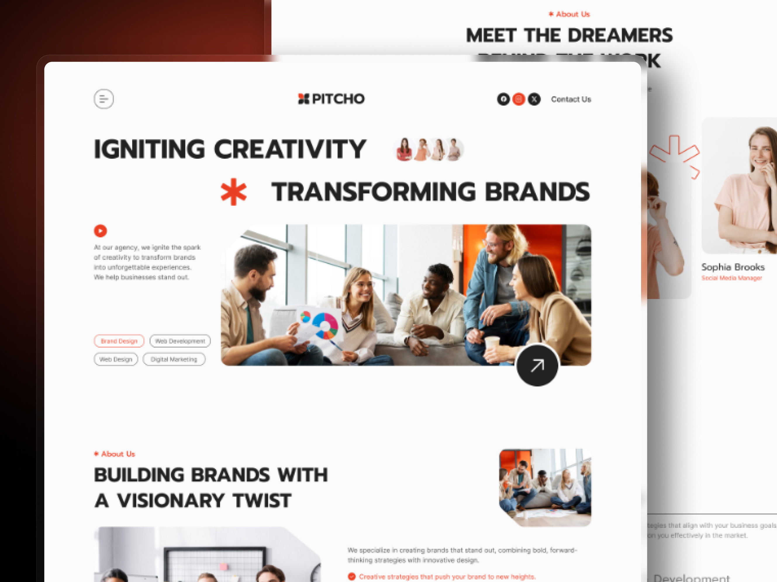 Example of Website Design (Home + 4 Inner Pages)