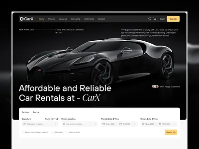 🚗 CarX – Luxury & Exotic Car Rental Experience! app design behance car app design car website car website design carrentalapp daily design figma design landing page design mobile app design product design responsive design trendy ui ui ui design ui template uiux ux ux design website design