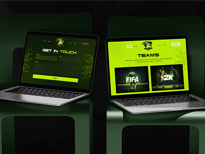 Vexar Esports Website black and green black website creative agency digital design esports design gaming website interactive web motion design ui ui design ux ux design visual identity web design website