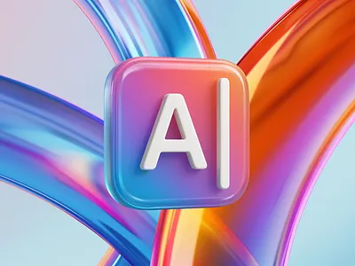 Autoblogger app icon 3d icon app icon branding graphic design icon illustration logo