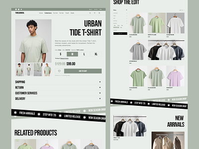 Product Page – Fashion Ecommerce Website brands clothes dribble e commerce website fashion e commerce fashion e commerce brand fashion store luxury luxury ecommerce minimal design online store premium product design product imagery product page shopify uiux design ux strategy web design website design