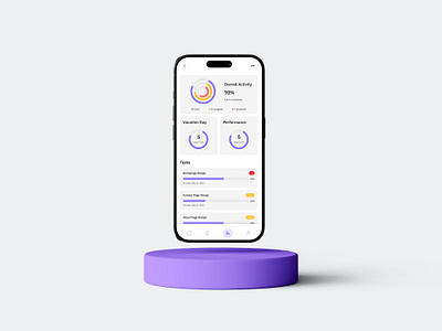 Manage Work, the Smart Way 🧠✨ mobile app task management task mobile app task statistics task ui ui uiux
