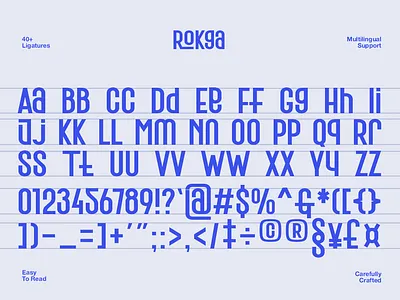 Rokga - Modern Branding Sans sans family