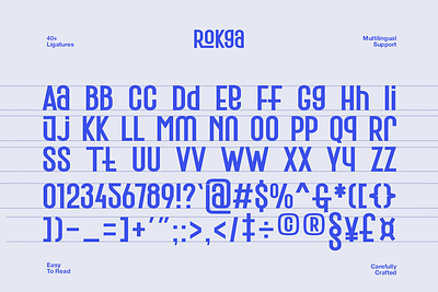 Rokga - Modern Branding Sans sans family