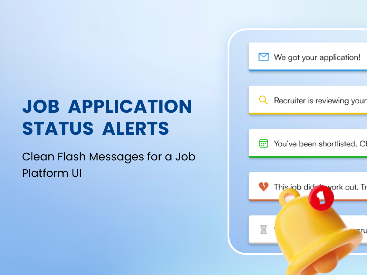 Job Application Status Alerts – UI Design
