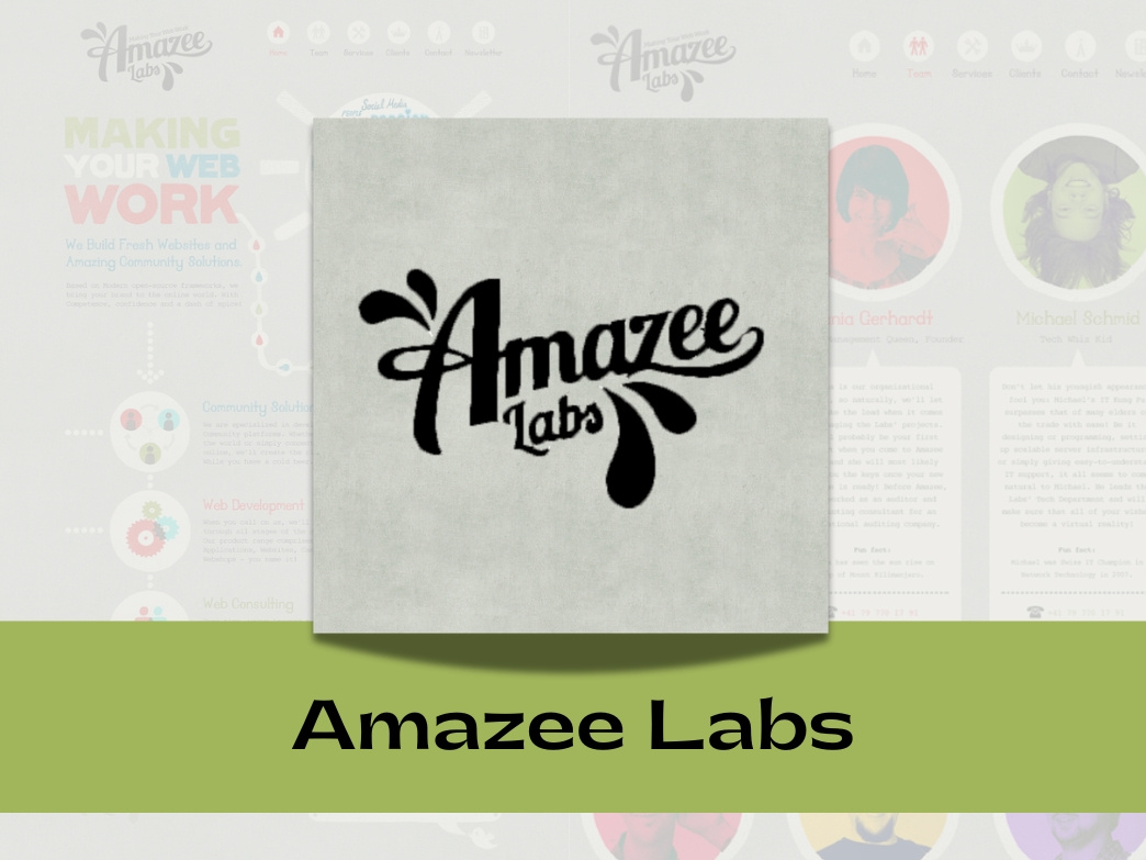 Amazee Labs animation branding design graphic design illustration logo motion graphics photoshop website