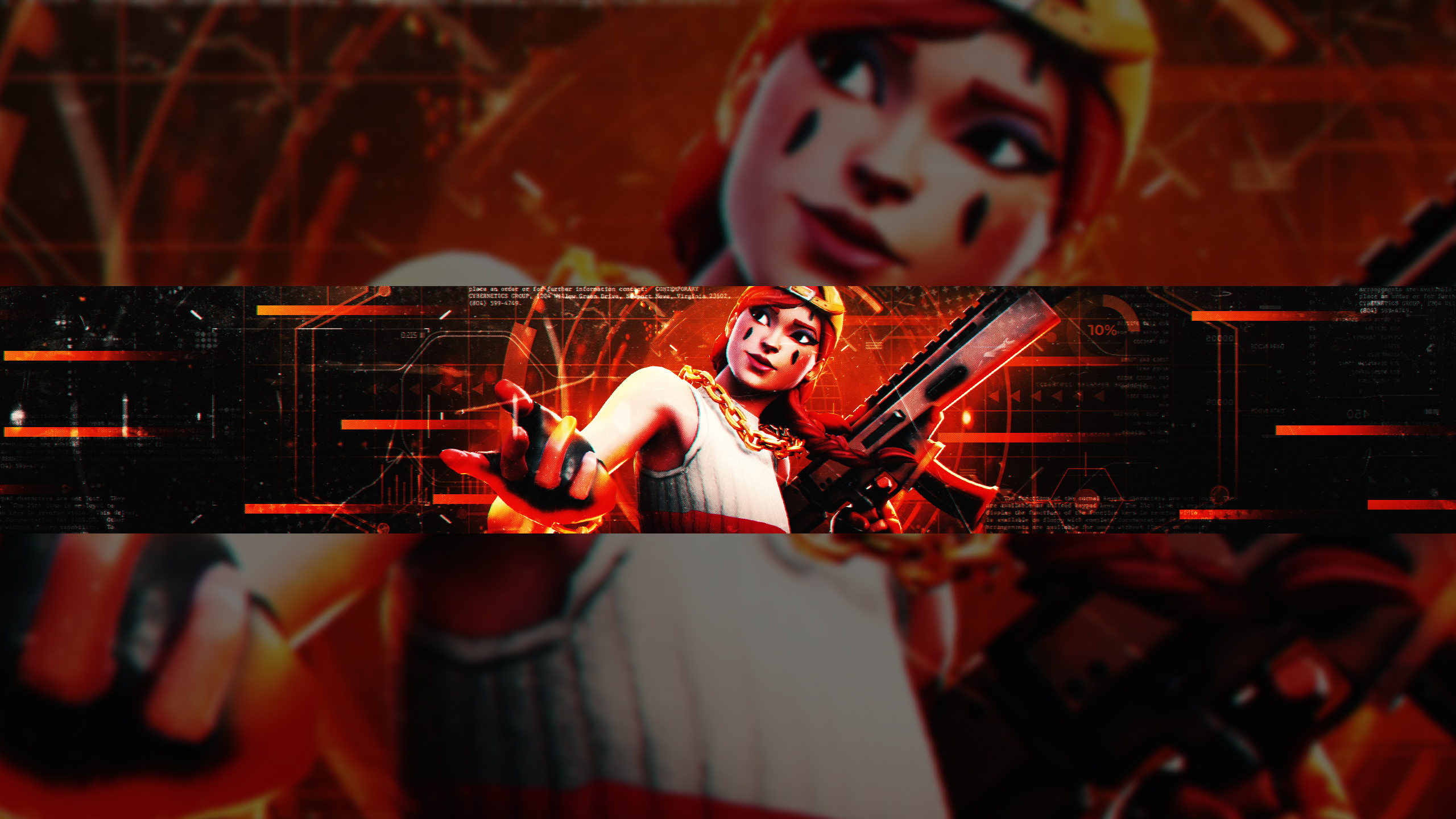 Example of I'll Design A 3D Fortnite Banner & Logo
