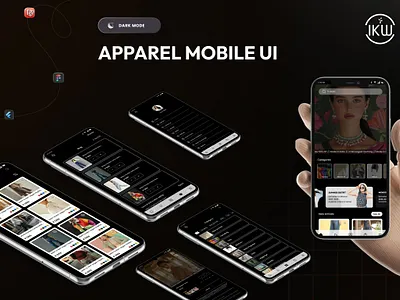 E-Commerce Apparel Mobile Application app branding design graphic design illustration logo typography ui ux vector