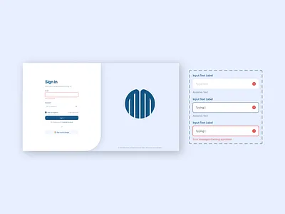 Log In / Sign In Page Design bettercallmahin figma figma component input text field log in log in component log in page log in page design sign in sign in component sign in page sign in page design ui uiux ux