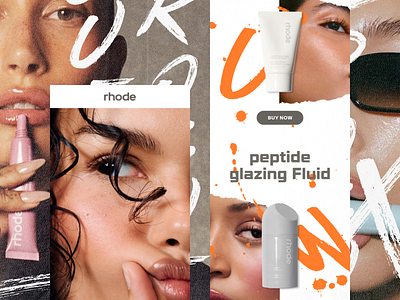 Rhode Travel Set Newsletter campaign design emaildesign graphic design layoutdesign newsletter rhodeskin skincaredesign visualdesign