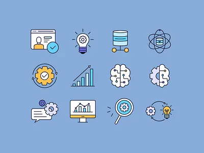 Icons Design branding design graphic graphic design icons design illustration logo manypixels ui ux vector