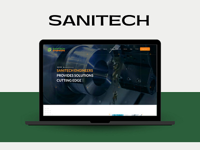 Sanitech Engineers 2d animation 3d animation animation app branding design graphic graphic design illustration logo motion graphics photoshop ui ux vector web website design