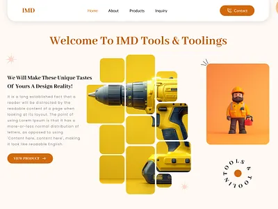 IMD Tools & Toolings branding design graphic design illustration logo typography ui ux vector