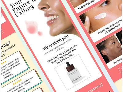 Email Template Design | Figma Email Design | Sumeer Saini ecommerce email design email template design figma figma email design graphic design klaviyo klaviyo template design skincare