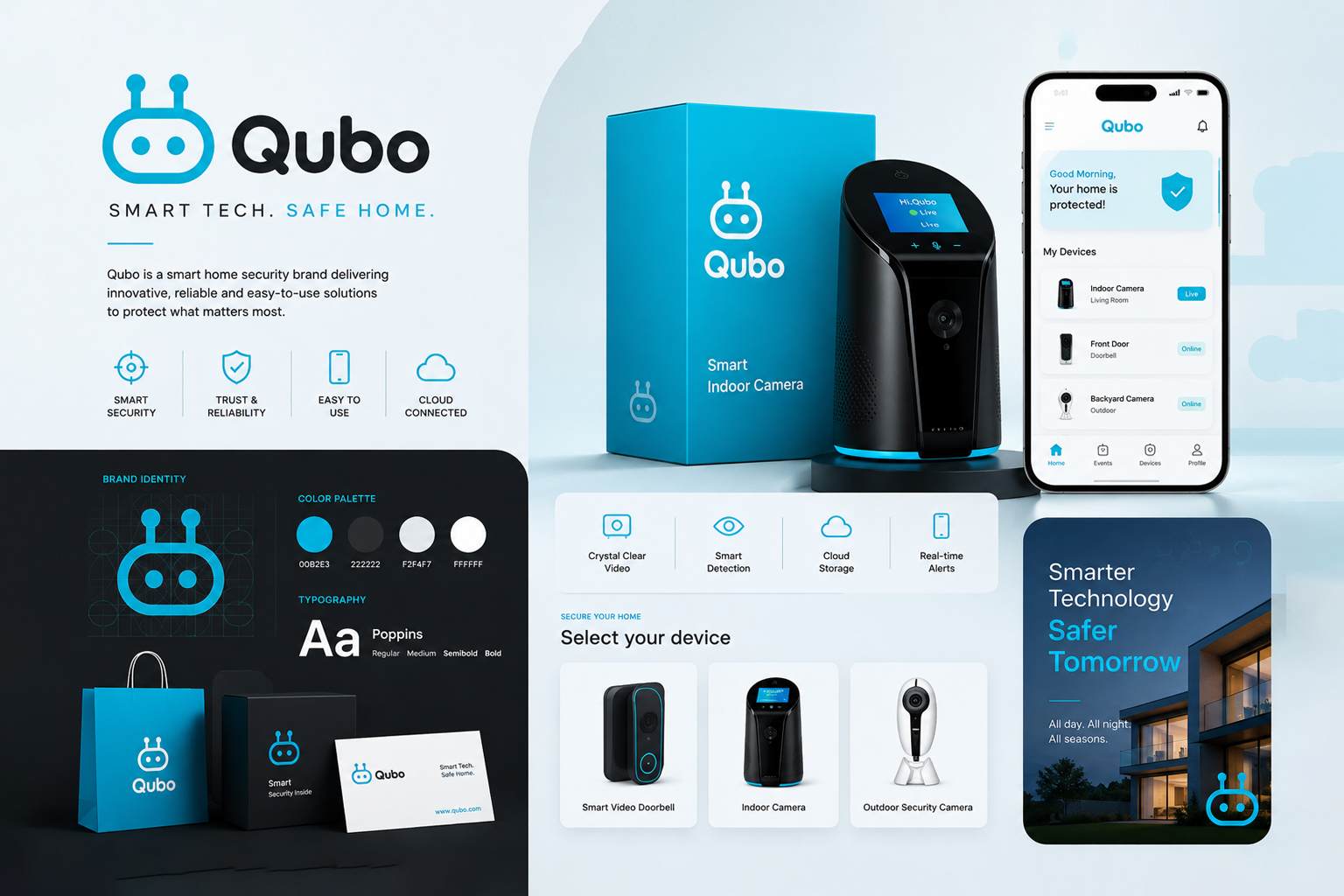 Qubo animation branding design graphic design illustration logo ui ux vector website design