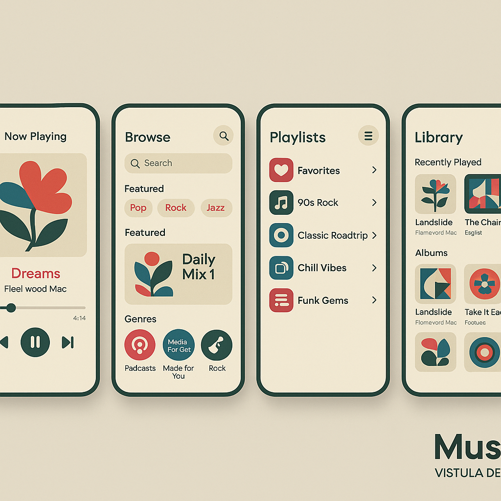 Example of Mobile App Design 