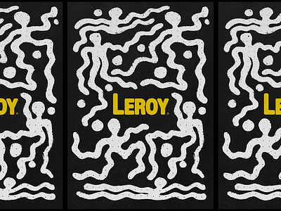 Leroy abstract design forms graphic design identity illustration wild