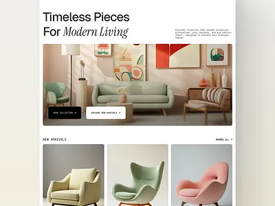 Concept store homepage concept store website design e commerce store design homepage design online store design ui ui design web design website design