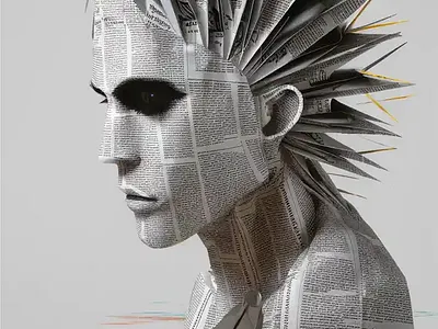 Headlines & Silence – The Weight of Words and Color emotionthroughart