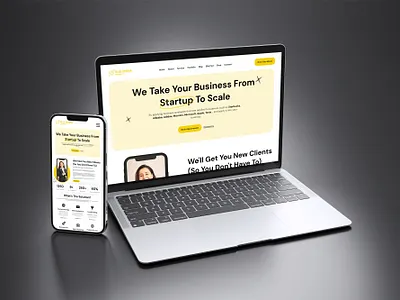 Business Consulting Services Landing Page design business consulting lading page landing page design saas saas design ui design ui ux design ux design web web design website website design