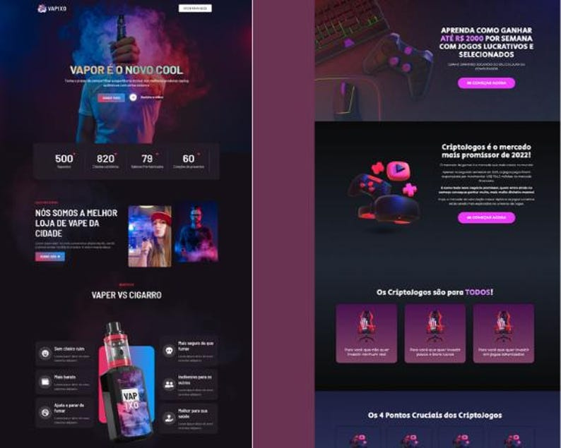 Example of High Impact Webflow Website Design