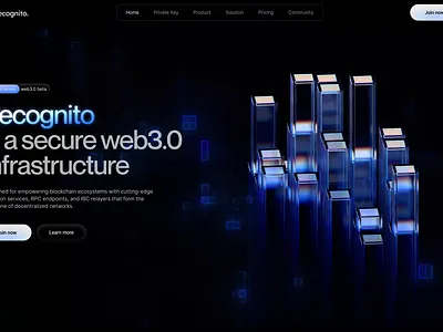 AI-based Infrastructure web3 Landing page design 3d animation ai ai website dark website darkmode framer framer design framer development infrastructure iot landing page landing page animation landing page design security web design web3 web3 website web3.0 website design
