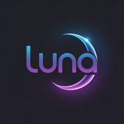 Luna – Elegant Moon-Inspired Logo Design lunatypography