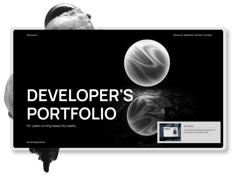 Portfolio Website Design: Landing Page / Home Page UI / Dev b2b b2c creative design digital agency digital marketing framer home landing landing page landingpage marketing portfolio product uidesign userinterface webflow website