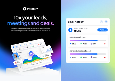 Instantly Revamp conversion rate optimisation design homepage marketing website saas saas website ui web design website