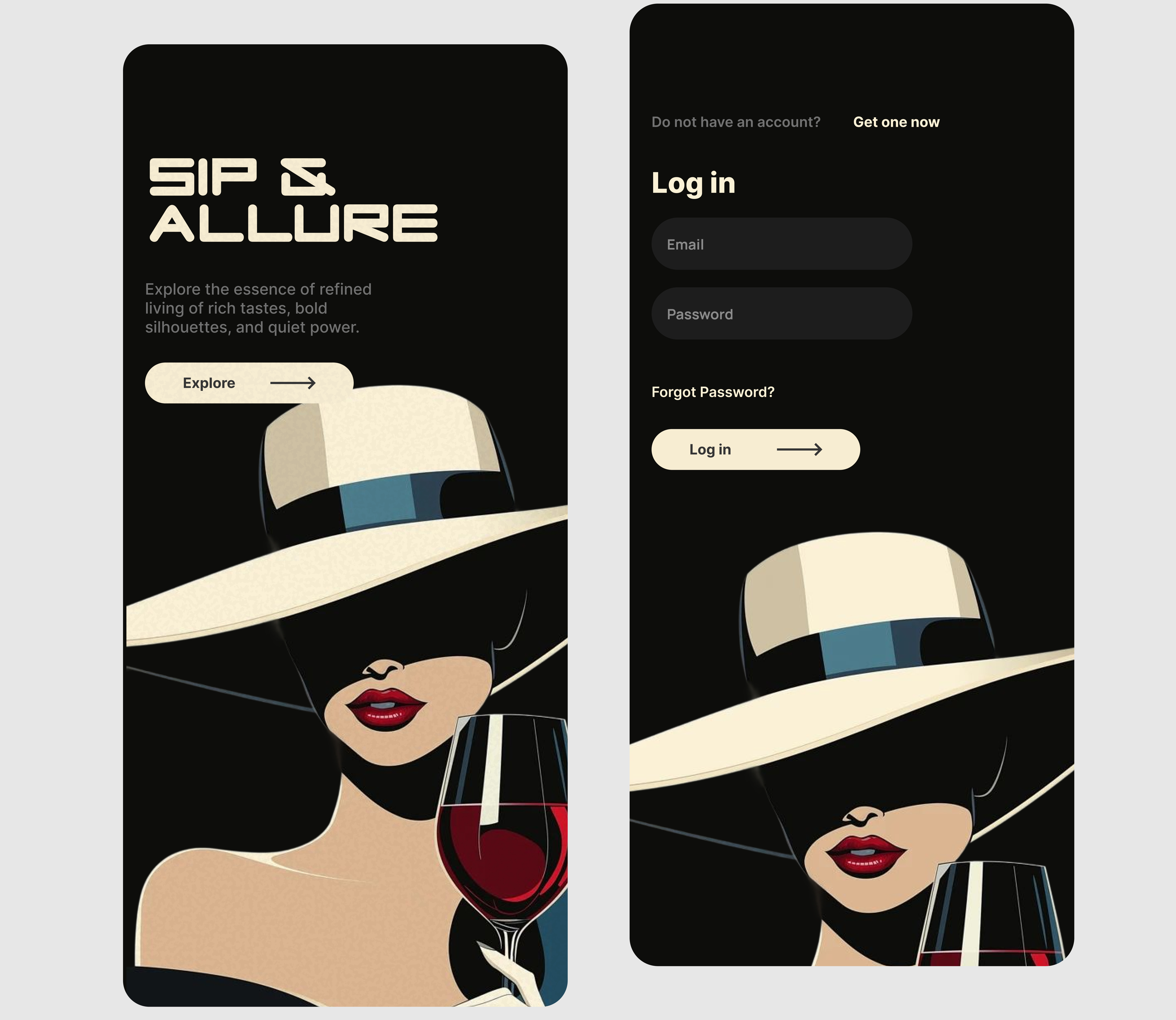 Log in Screen app desig design log in mobile app ui ui design visual design