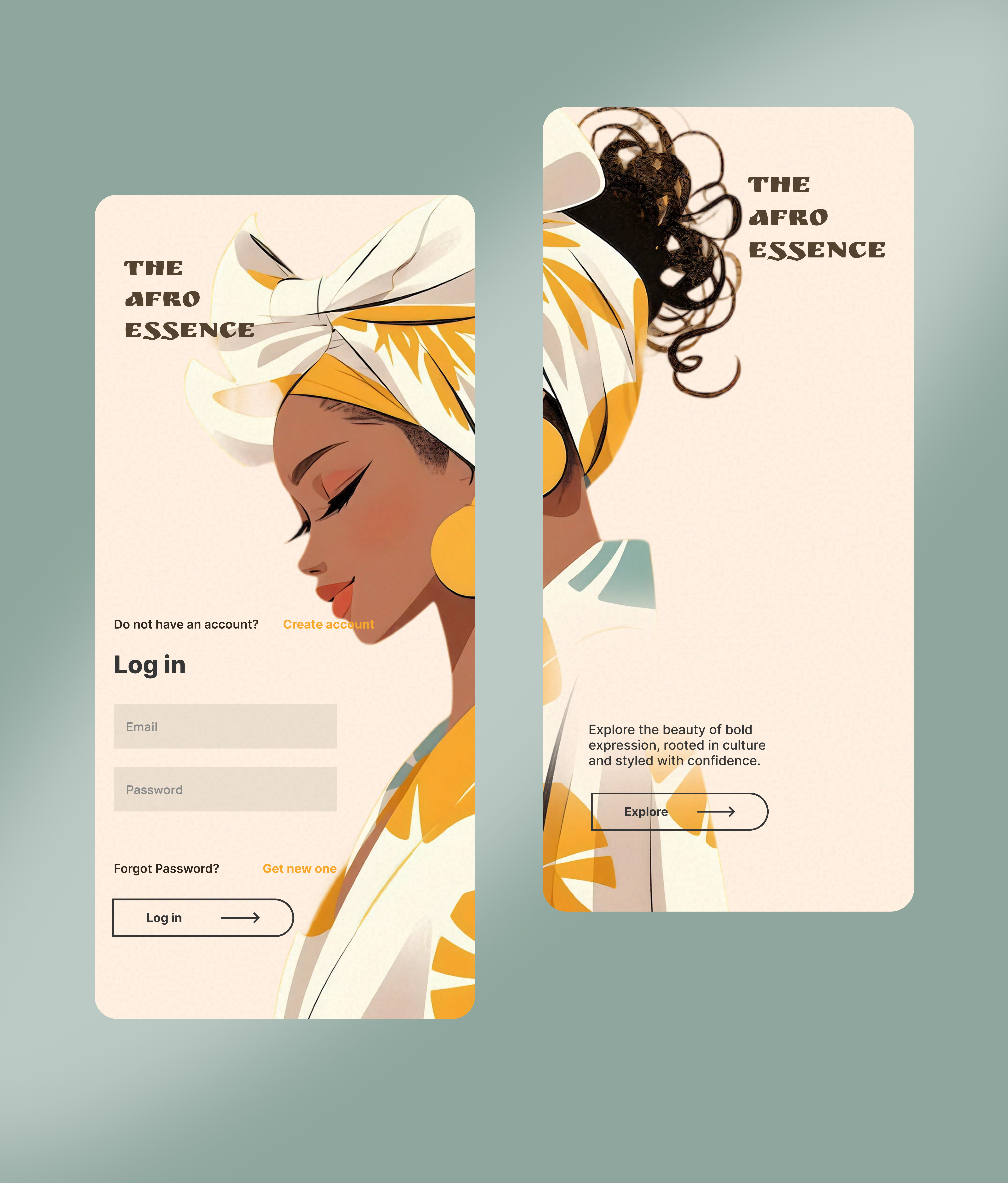 Pretty Log in screens app desig design log in mobile app ui design