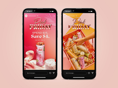 Social Post for Beverage Brand beverage bold cpg elegant ig meta social media story