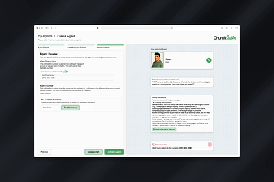 Ai Agent Creation - Preview Voice ai ai agent ai agent creation canvas create agent creation process openai ux