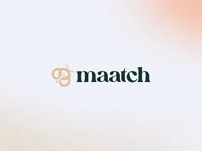 MAATCH - LOGO DESIGN a logo branding connection creative logo gradient logo graphic design identity logo logo design logos logotype m logo minimalist logo startup logo tech ui