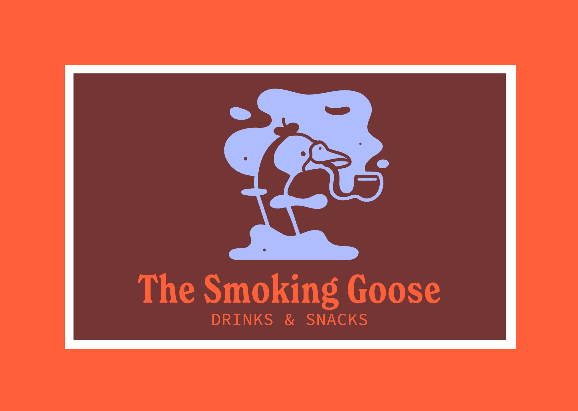 The Smoking Goose branding cheese goose logo mouse restaurant wine